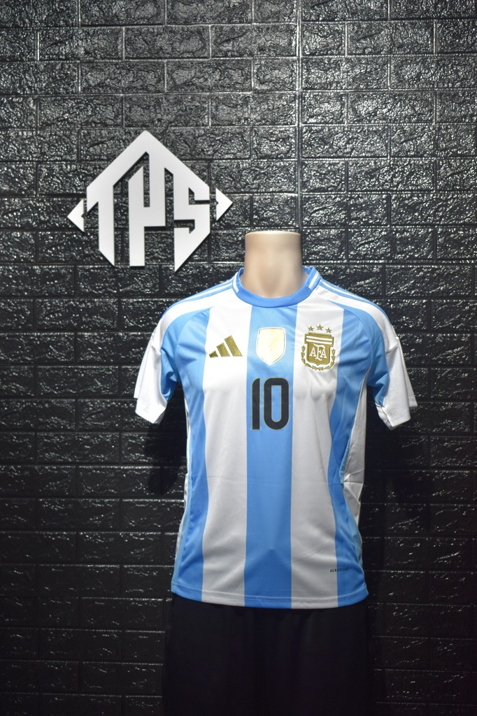 CAMISETA ARGENTINA , LOCAL 24/25 , FAN VERSION , TALLA M , MESSI 10