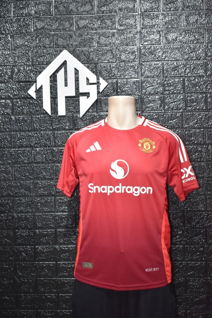 CAMISETA MANCHESTER UNITED , LOCAL 24/25 , PLAYER VERSION , EUROPA LEAGUE VERSION , TALLA L , B. FERNANDEZ 8