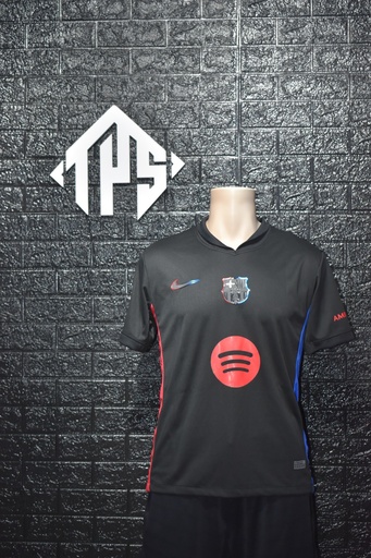 CAMISETA FC BARCELONA , VISITANTE 24/25 , FAN VERSION , CHAMPIONS LEAGUE VERSION , TALLA M , LAMINE YAMAL 19