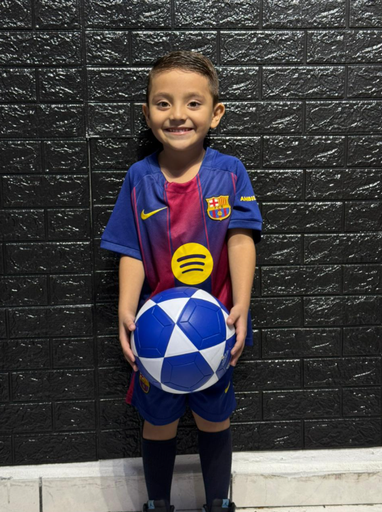 KIT DE NIÑOS , BARCELONA LOCAL 25/26 , #26 (10-12 AÑOS) , SIN DORSAL