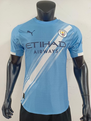 CAMISETA MANCHESTER CITY , LOCAL 25/26 , FAN VERSION , CHAMPIONS LEAGUE VERSION , TALLA L , HAALAND 9